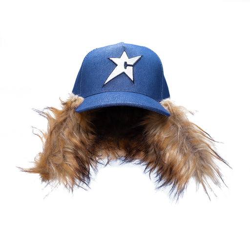 Carpet Company Fur Snap Back - Dark Denim Front
