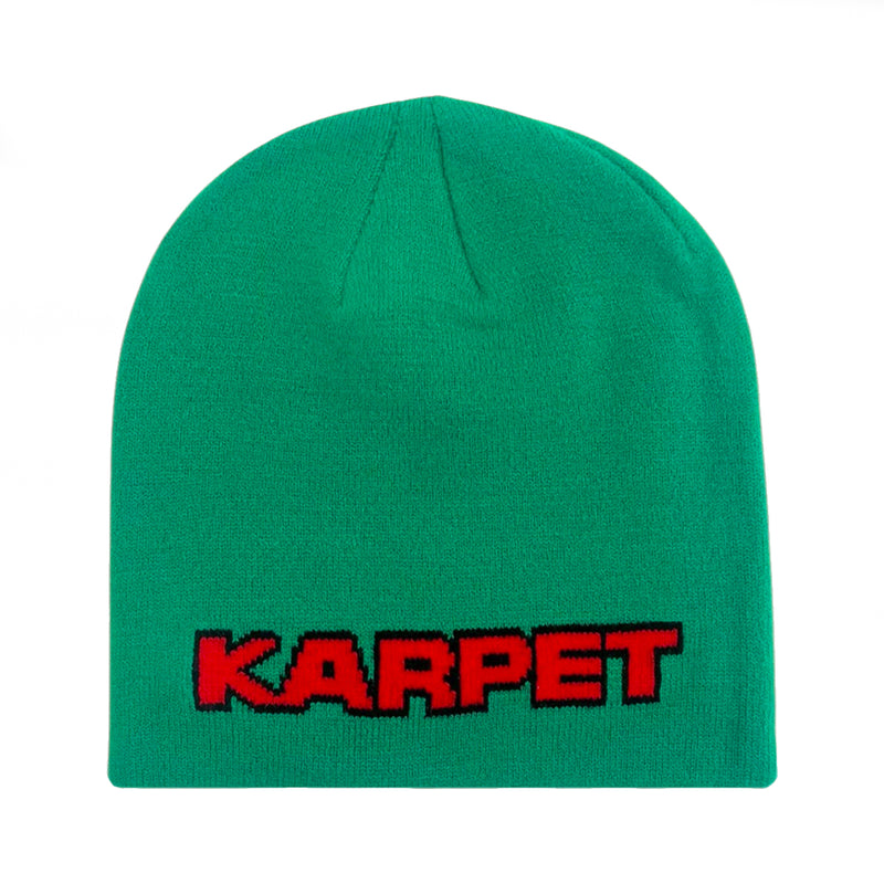 Carpet Company Lion Beanie - Green Back