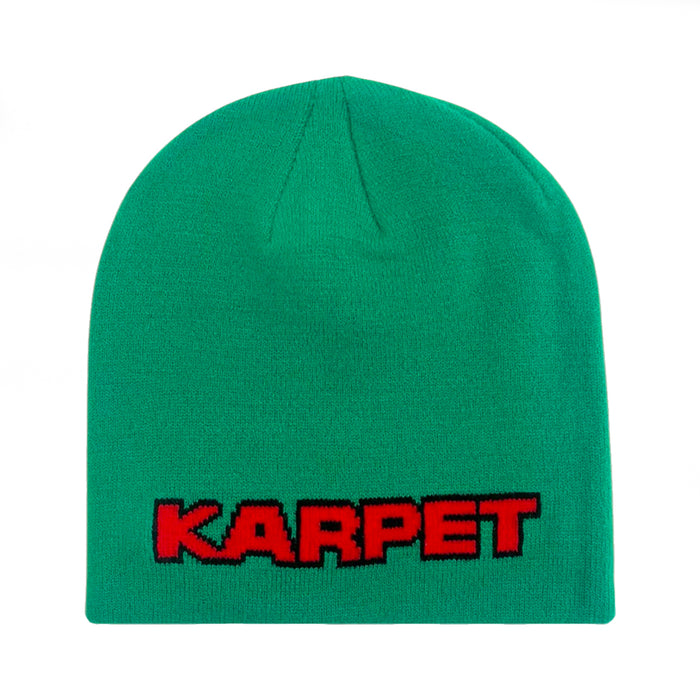Carpet Company Lion Beanie - Green Back
