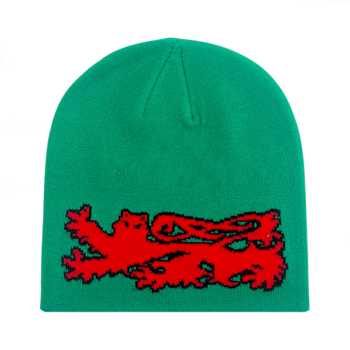 Carpet Company Lion Beanie - Green Front