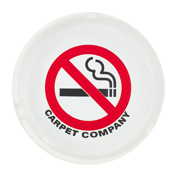 Carpet Company No Smoking Ashtray - White