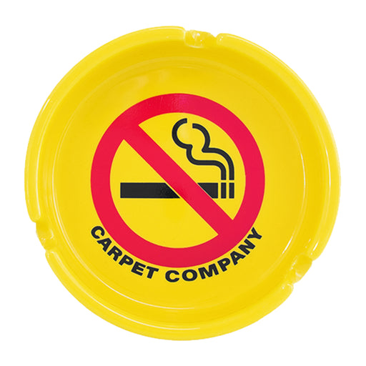 Carpet Company No Smoking Ashtray - Yellow