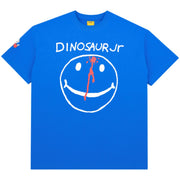 Carpet Company x Dinosaur Jr Smiley T-Shirt - Blue Front