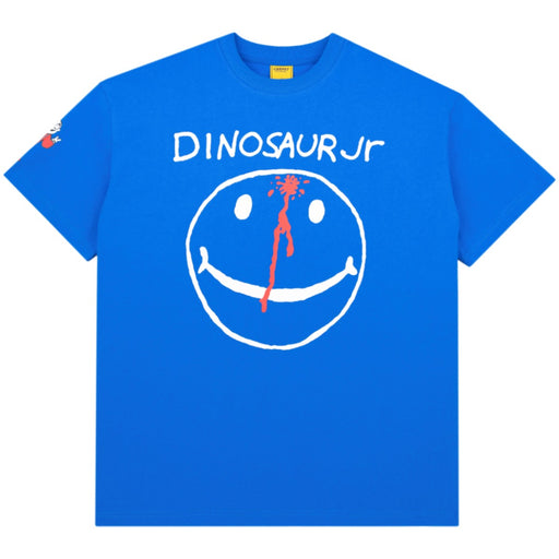 Carpet Company x Dinosaur Jr Smiley T-Shirt - Blue Front
