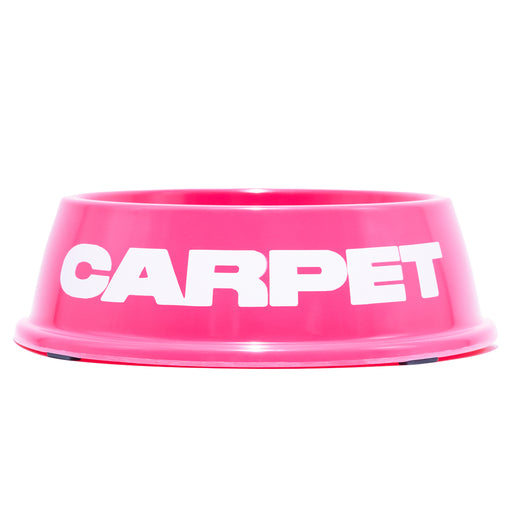 Carpet Dog Bowl - Pink Side