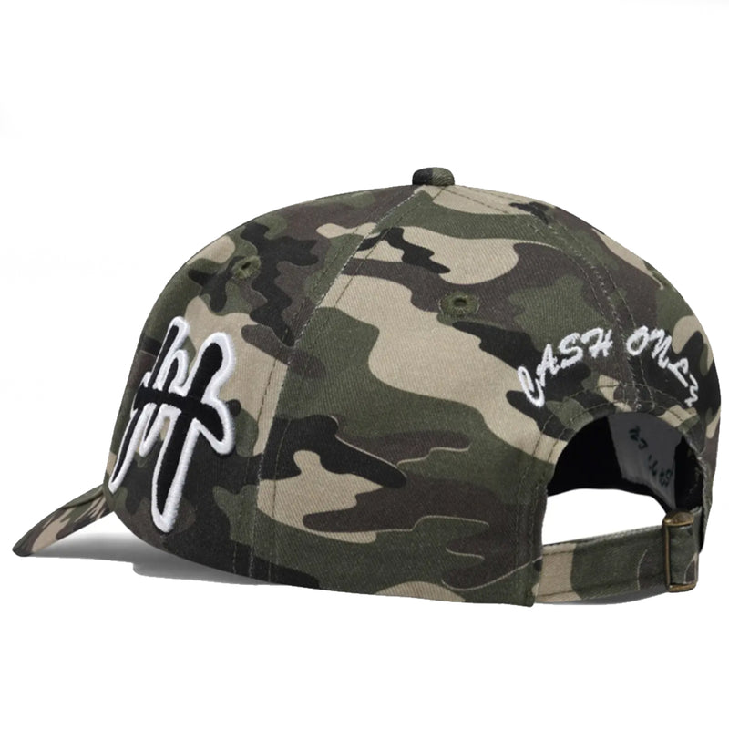 Cash Only Camo 6 Panel - Camo Back