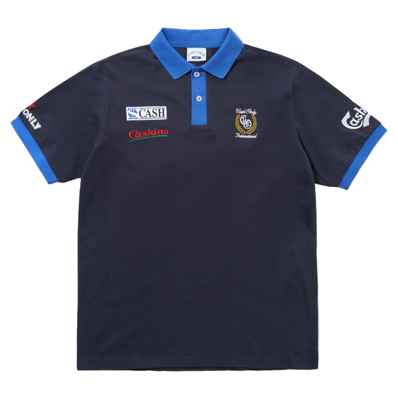 Cash Only  Nada Polo - Navy Front