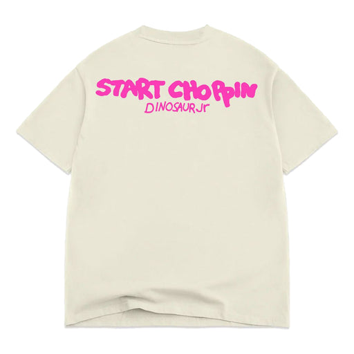 Color Bars Start Choppin T-Shirt - Off White Back