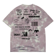 Color Bars Weirdness T-Shirt - Tie Dye Back