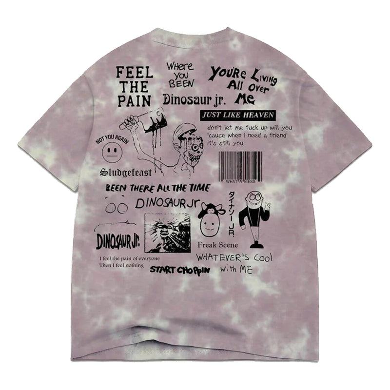 Color Bars Weirdness T-Shirt - Tie Dye Back