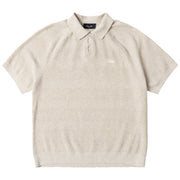 Dime Cable Knit Polo - Oatmeal