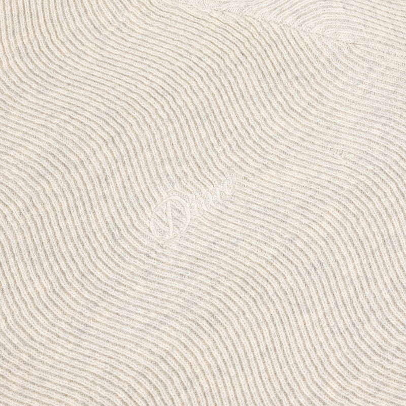 Dime Cable Knit Polo - Oatmeal Detail