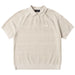 Dime Cable Knit Polo - Oatmeal