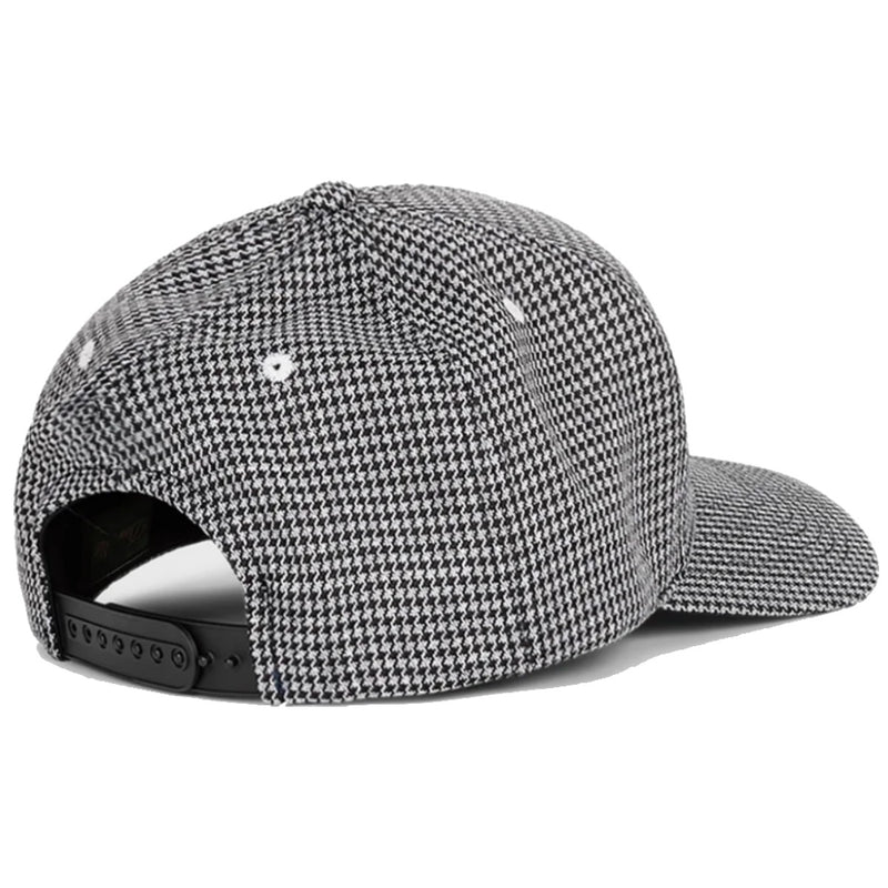 Dime Classic Houndstooth Low Pro Snap Back - Black Back