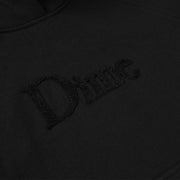 Dime Classic Logo Hoodie - Black Detail