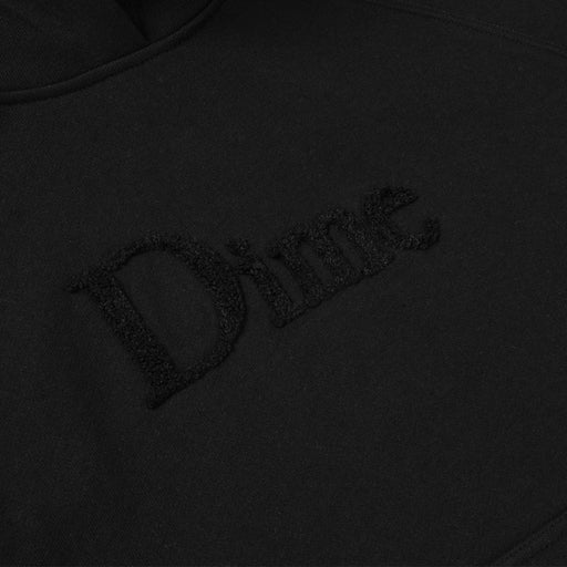 Dime Classic Logo Hoodie - Black Detail