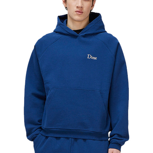 Dime Classic Logo Hoodie - Midnight Navy Model