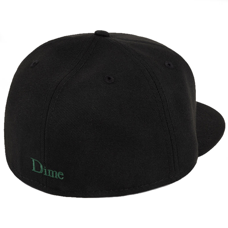 Dime Classic New Era 59Fifty Fitted - Black/Green Back