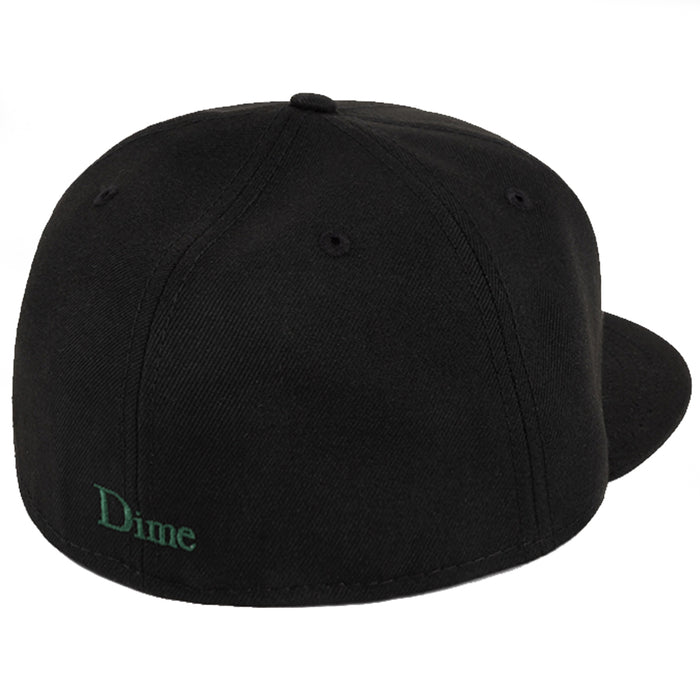 Dime Classic New Era 59Fifty Fitted - Black/Green Back