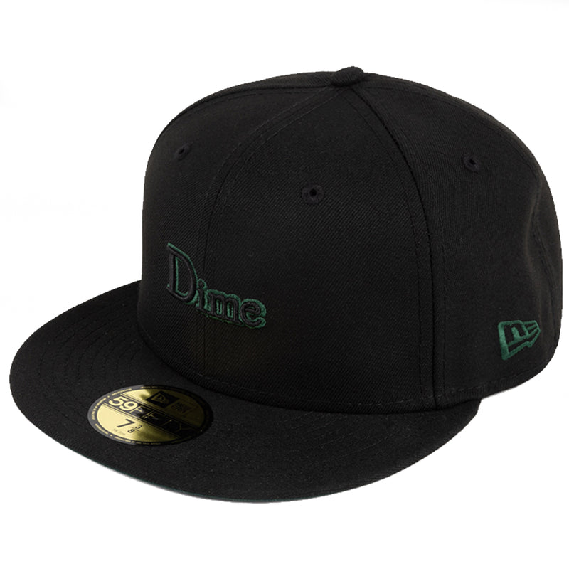 Dime Classic New Era 59Fifty Fitted - Black/Green Front