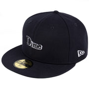 Dime Classic New Era 59Fifty Fitted - Navy/White Front