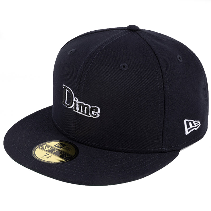 Dime Classic New Era 59Fifty Fitted - Navy/White Front