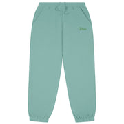 Dime Classic Small Logo Sweatpants - Seaweed Front