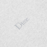 Dime Classic Small Logo Zip Hoodie - Ash Detail