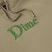 Dime Classic Spiked Hoodie - Olive Detail