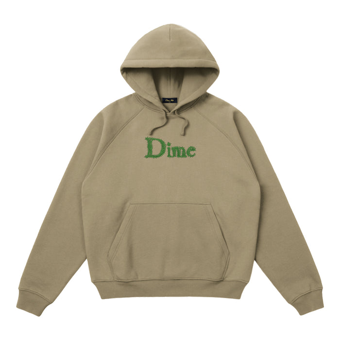 Dime Classic Spiked Hoodie - Olive Front
