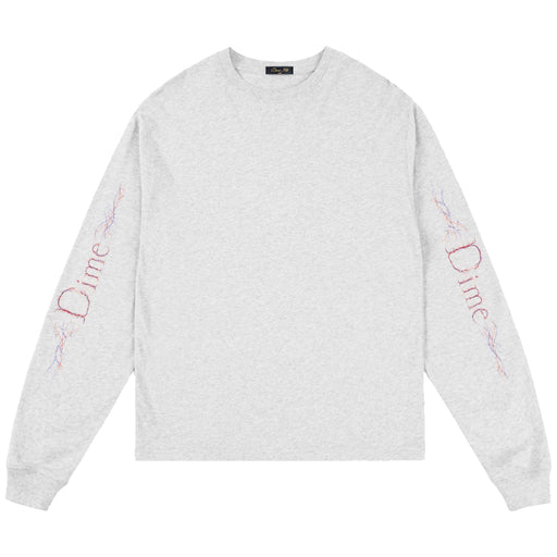 Dime Classic Veins Long Sleeve T-Shirt - Ash