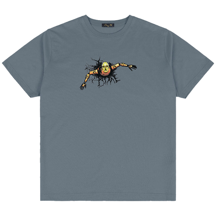 Dime Crashed T-Shirt - Granite Front