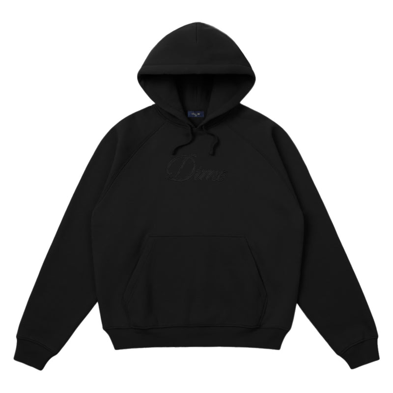 Dime Cursive Logo Hoodie - Black