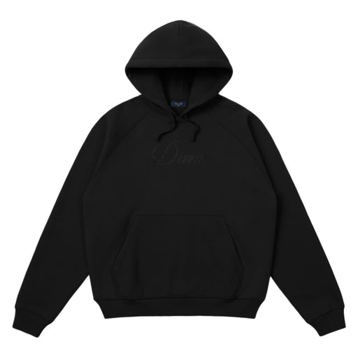 Dime Cursive Logo Hoodie - Black