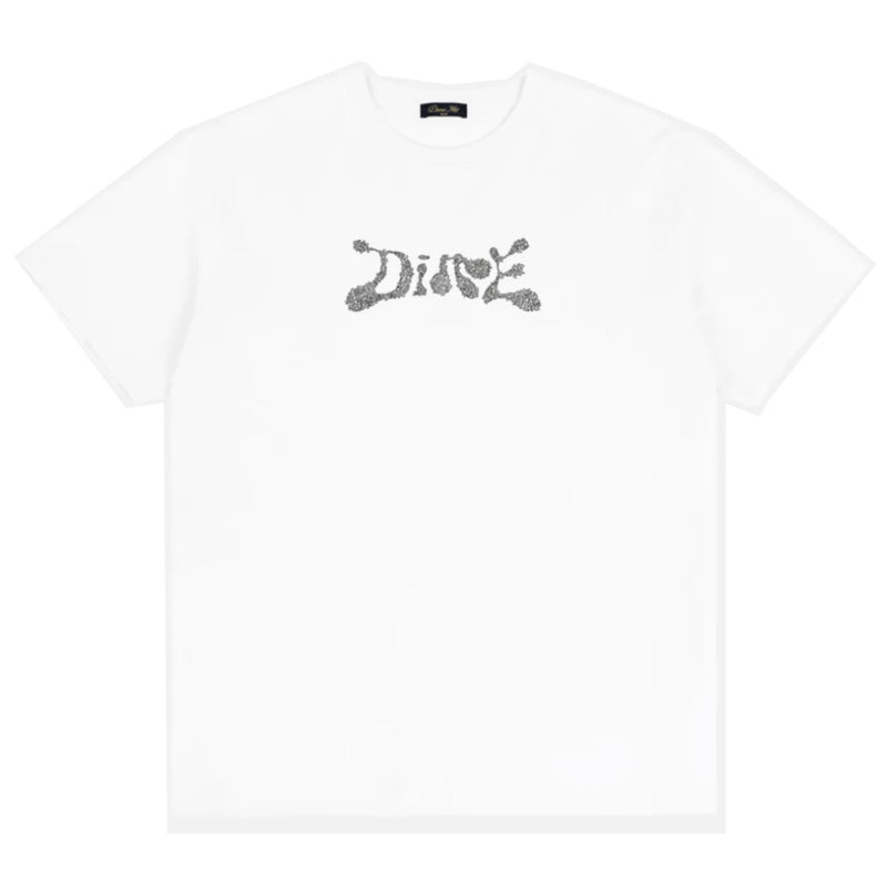 Dime Fingerprint T-Shirt - White