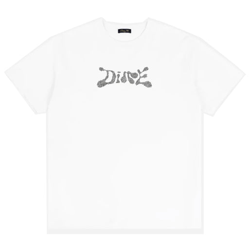 Dime Fingerprint T-Shirt - White