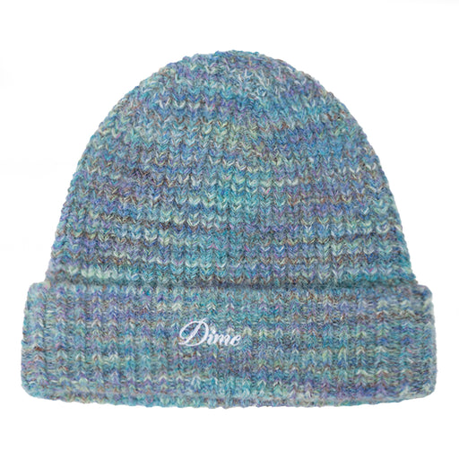 Dime Fuzzy Fold Beanie - Blue