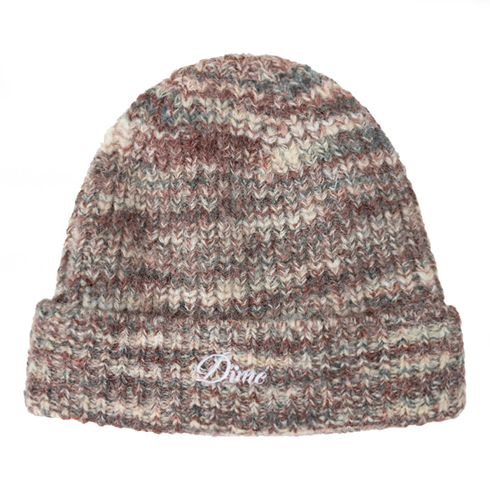 Dime Fuzzy Fold Beanie - Blush