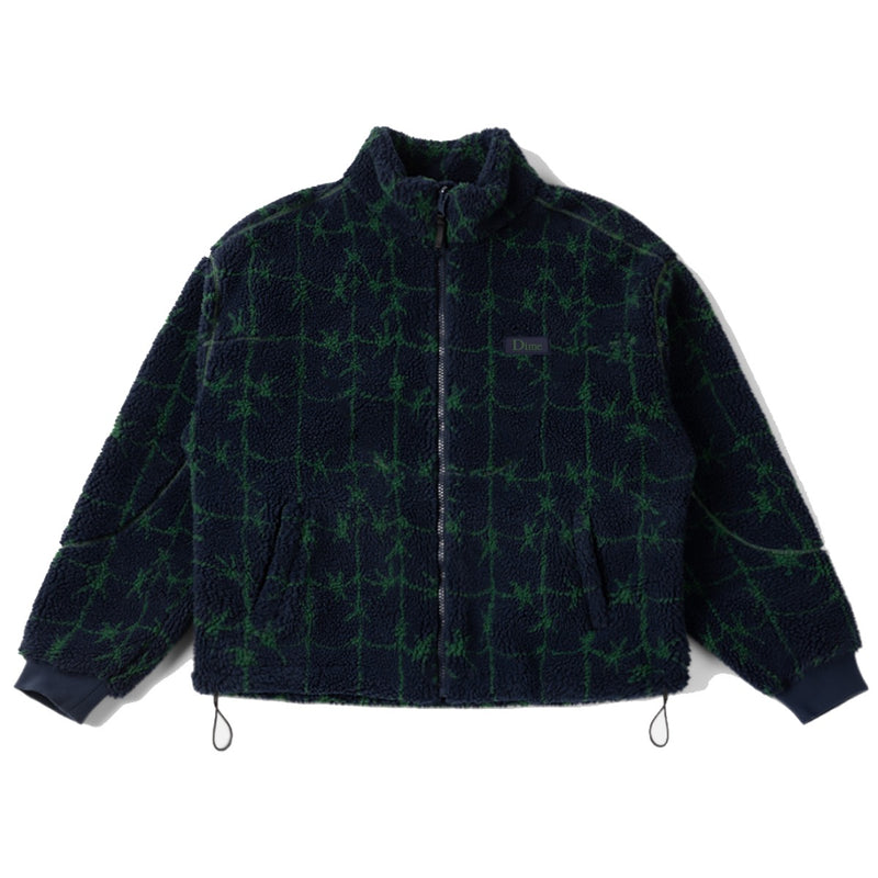 Dime Polar Fleece Sherpa Jacket - Navy