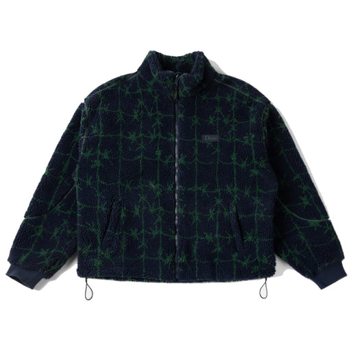 Dime Polar Fleece Sherpa Jacket - Navy
