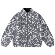 Dime Reversible Chilling Fleece Jacket - Grey/Black 