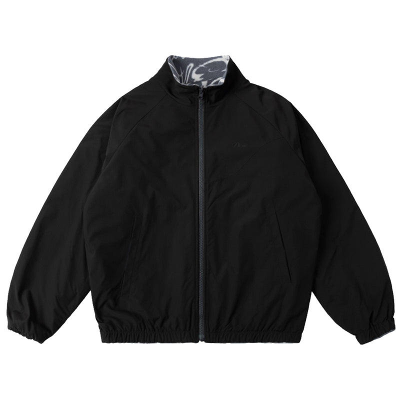 Dime Reversible Chilling Fleece Jacket - Grey/Black Reversed