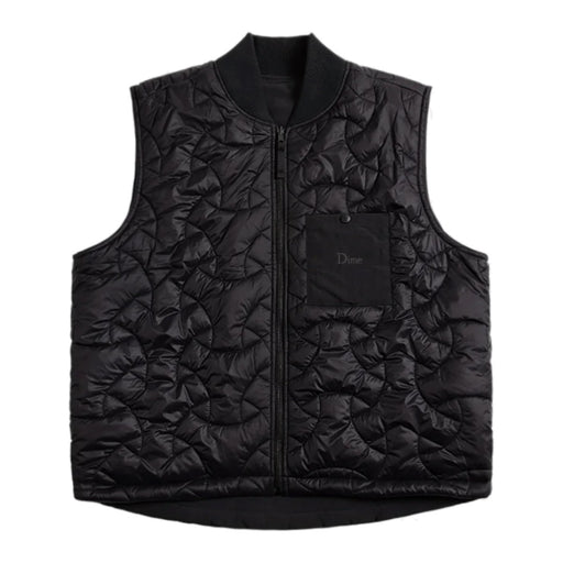 Dime Reversible Vest - Black Reversed