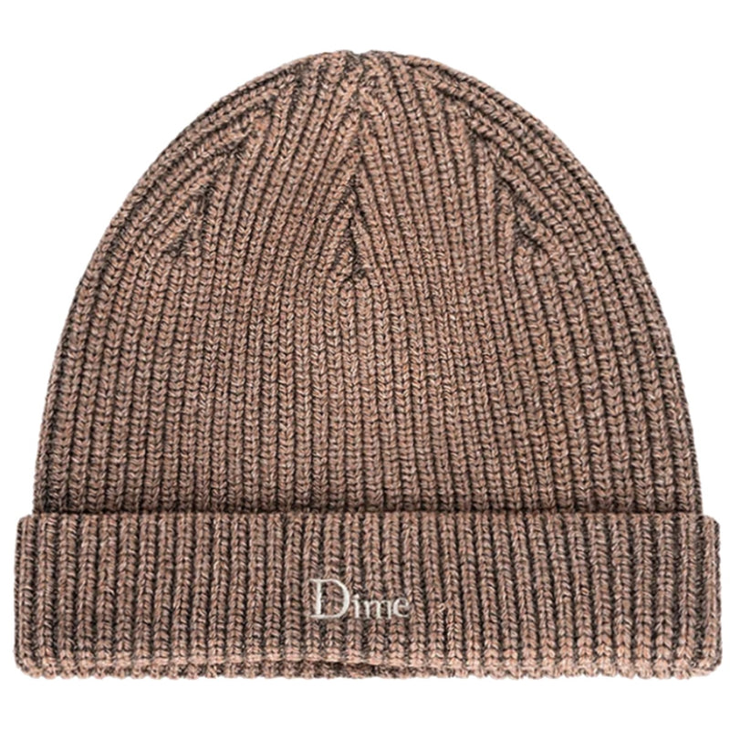 Dime Rib Fold Beanie - Oak