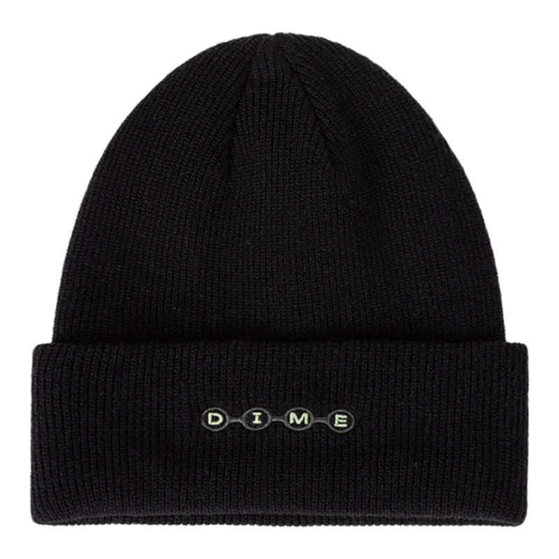 Dime Space Fold Beanie - Black
