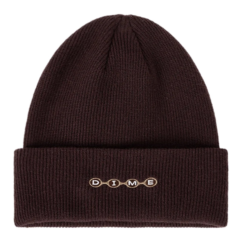 Dime Space Fold Beanie - Brown