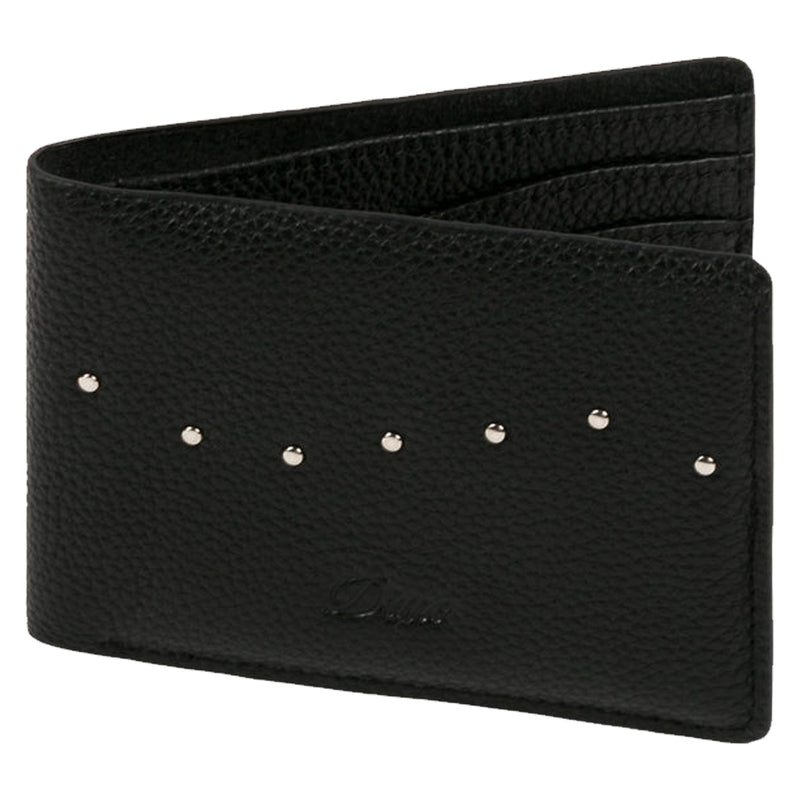 Dime Studded Bi-Fold Wallet - Black