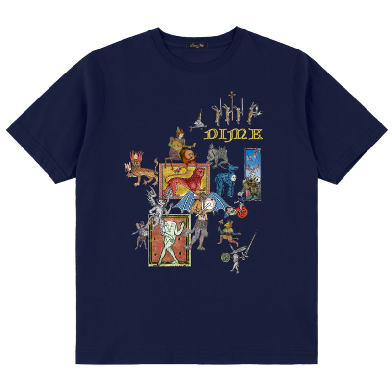 Dime What The Medieval T-Shirt - Navy