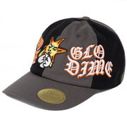 Dime X GLO Low Pro Snap Back - Black/Charcoal Front