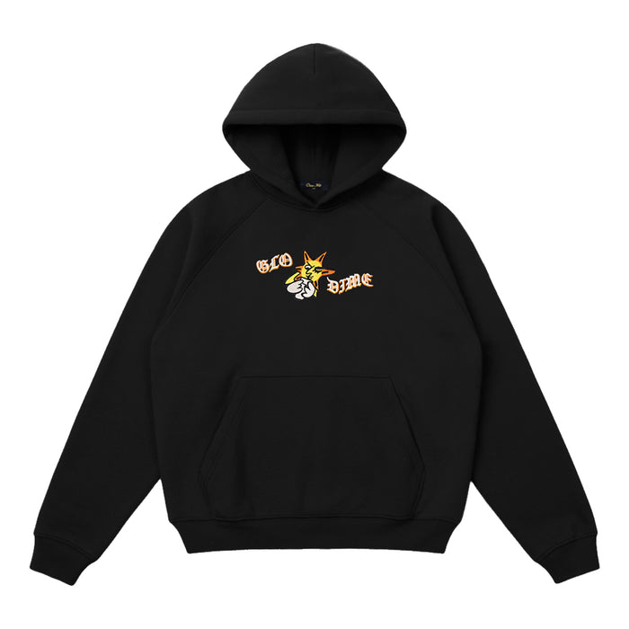 Dime X GLO Sun Hoodie - Black Front